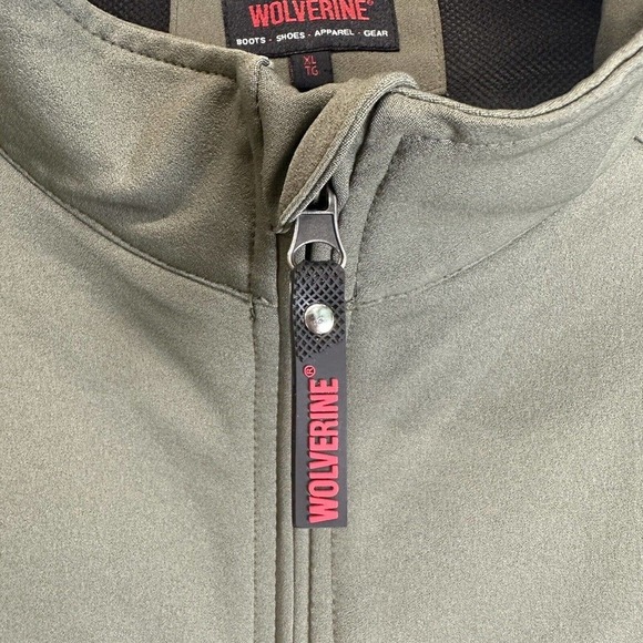 Wolverine Men's Vest Full Zip Up Jacket Size XL Green Sleeveless Gorpcore - Picture 5 of 12